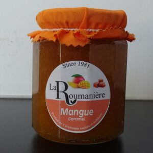 Confiture de mangue caramel de La Roumanière