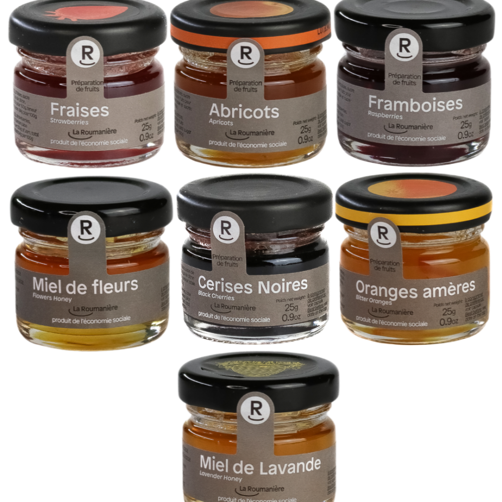 Coffret découverte - Confitures & Miels en 25g