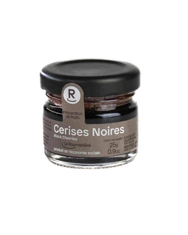 Confiture de Cerises Noires 25g
